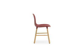 Form Chair Molded plastic shell chair with oak legs 602821 3