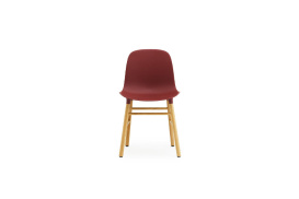 Form Chair Molded plastic shell chair with oak legs 602821 4