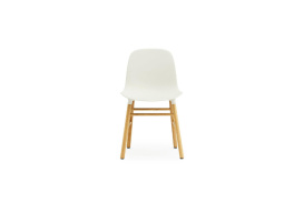 Form Chair _ Molded plastic shell chair with oak legs 602816 3