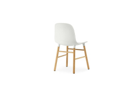Form Chair _ Molded plastic shell chair with oak legs 602816 4