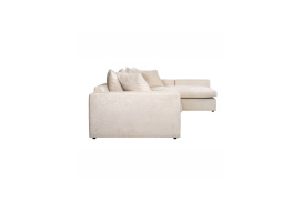 Sofa Alcazar 3 seats lounge right white chenille S5135 WHITE CHENILLE 3