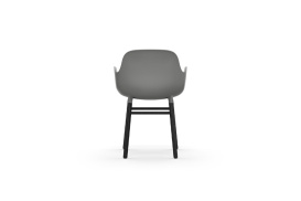 Form Armchair Molded plastic armchair with black legs 603207 4