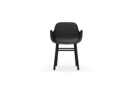 Form Armchair Molded plastic armchair with black legs 603208 1