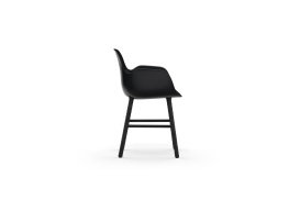 Form Armchair Molded plastic armchair with black legs 603208 3