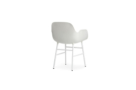 Form Armchair Molded plastic armchair with steel legs 602756 4