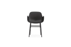 Form Armchair Molded plastic armchair with steel legs 602758 3