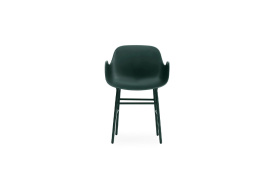 Form Armchair Molded plastic armchair with steel legs 602760 3