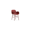 Form Armchair Steel Red