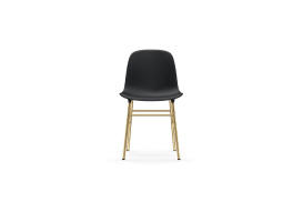 Form Chair Brass Black 1400902 1
