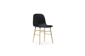Form Chair Brass Black