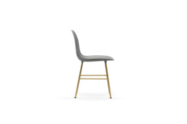Form Chair Brass Grey 1400901 1