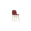 Form Chair Brass Red
