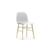 Form Chair Brass White