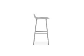 Form Barstool Molded plastic shell chair with steel legs 602775 1
