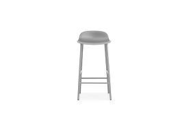 Form Barstool Molded plastic shell chair with steel legs 602775 3