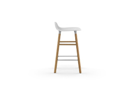 Form Chair Molded plastic shell chair with oak legs 602780 1