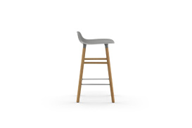 Form Chair Molded plastic shell chair with oak legs 602781 1
