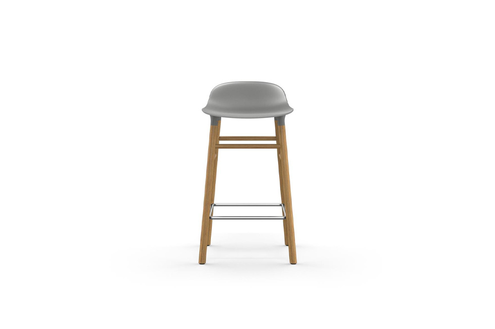 Form Chair Molded plastic shell chair with oak legs 602781 3