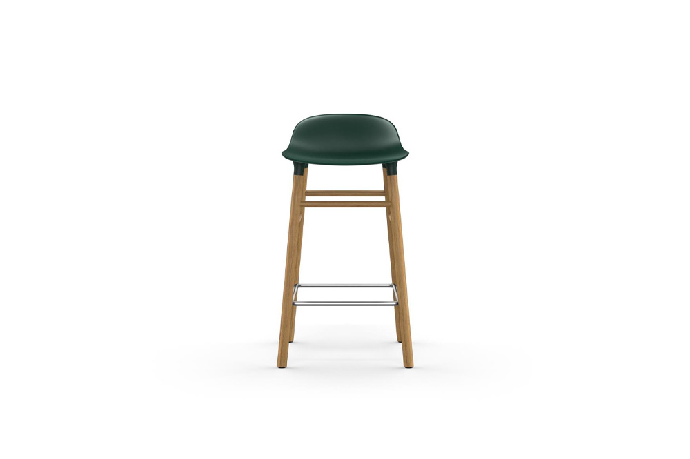 Form Chair Molded plastic shell chair with oak legs 602784 1