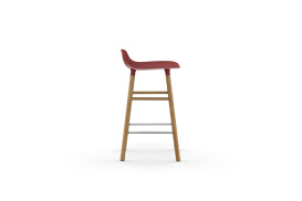 Form Chair Molded plastic shell chair with oak legs 602785 1