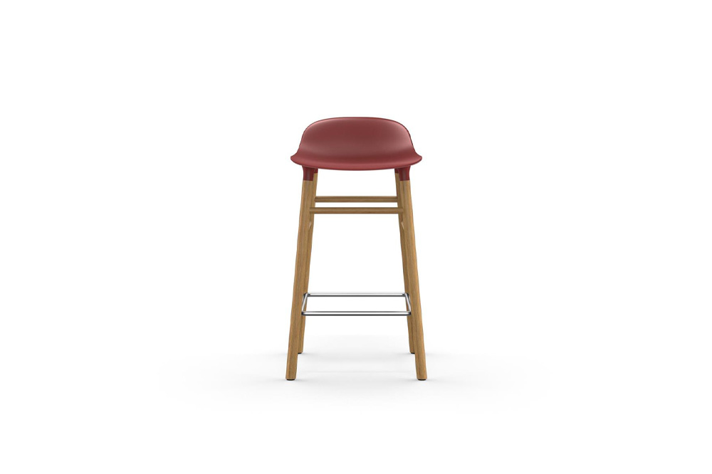 Form Chair Molded plastic shell chair with oak legs 602785 3