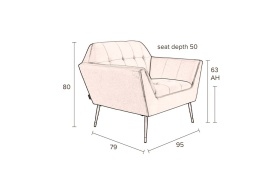 lounge chair kate bouclé beige 3100182 (8)