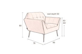 lounge chair kate bouclé camel 3100183 (1)