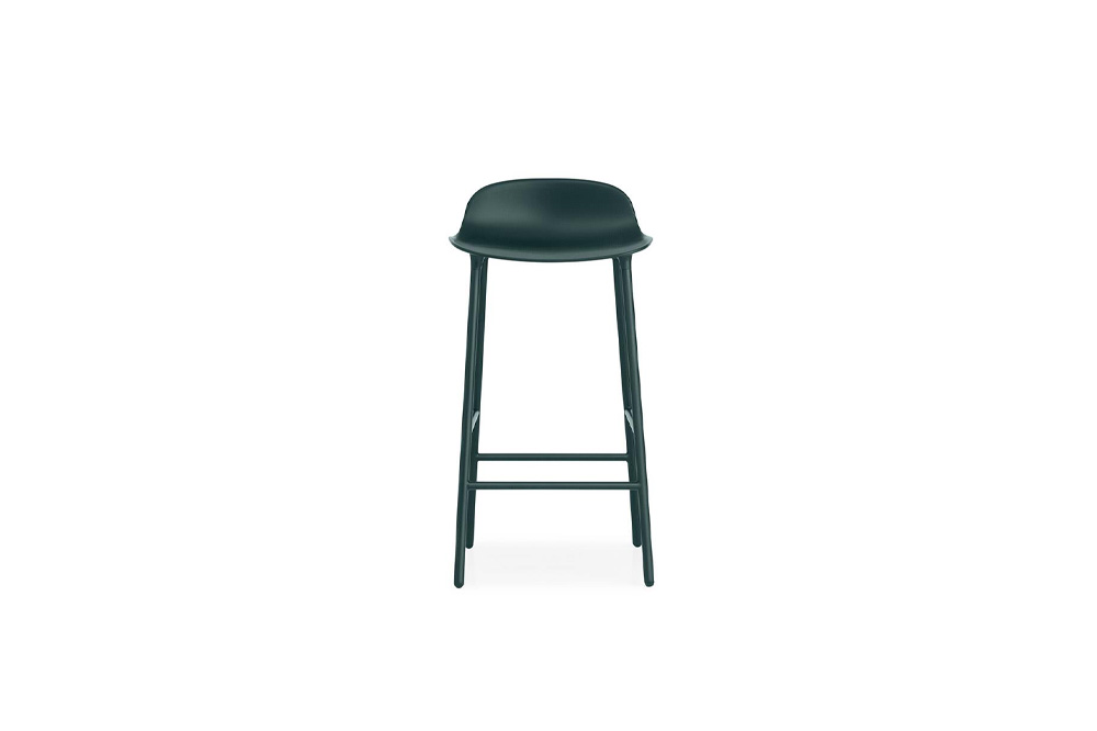 Normann Copenhagen Form Barstool 65 cm Steel - Green - Afbeelding 2