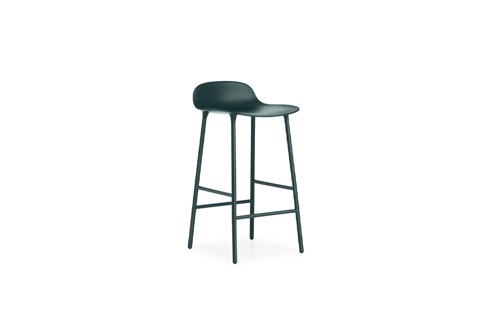 Form Barstool 65 cm Steel - Green