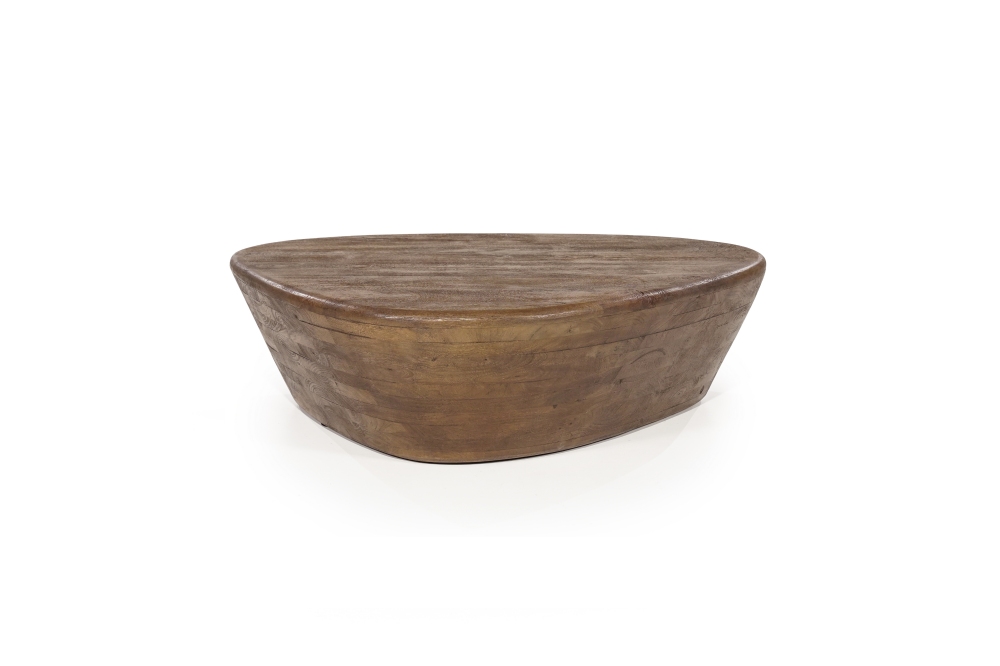 Eleonora Organische Salontafel Mila L - Bruin Mangohout 107x78x30cm