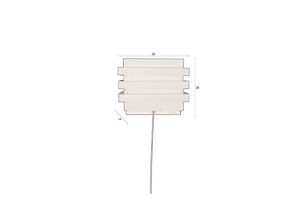 Dutchbone Dumont Wandlamp - Zwart - Afbeelding 8