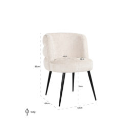 Alternative view of Richmond Interiors Chair Stella - Desert Fusion (FR-Fusion 109 Desert)