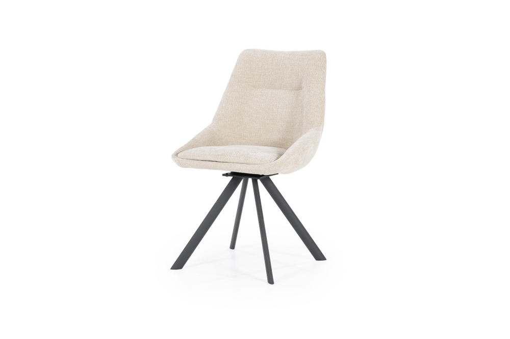By-Boo Draaibare Eetkamerstoel Bliss - Taupe