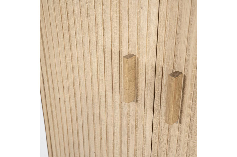 Eleonora Kabinet Rosenborg - Naturel Eikenhout 210x109cm - Afbeelding 3