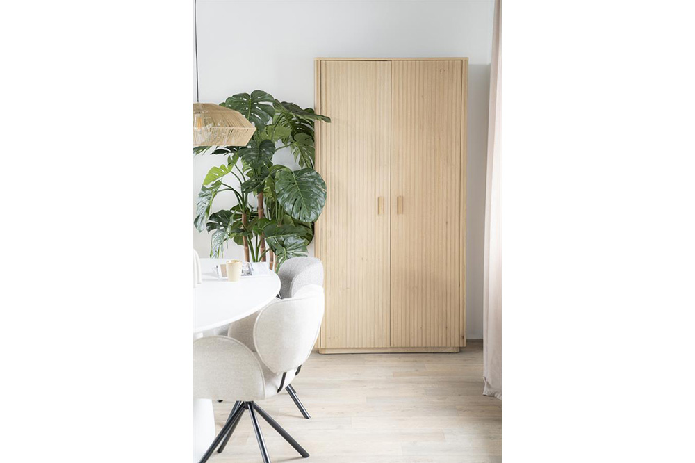 Eleonora Kabinet Rosenborg - Naturel Eikenhout 210x109cm - Afbeelding 2