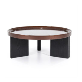Eleonora Salontafel Mayson Rond - Rood 90x35cm