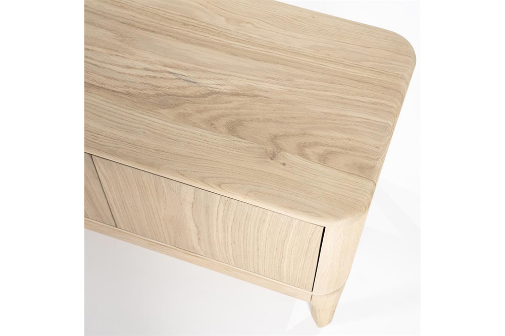 Eleonora Tv-Meubel Harvey 4Drs. - Naturel Eikenhout 170cm - Afbeelding 4