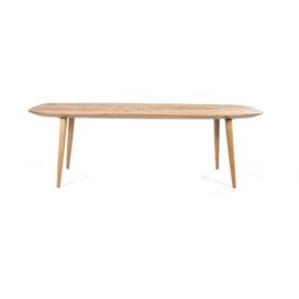 ​Eleonora Eettafel Tabassum - Naturel Teakhout 220x100cm