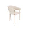 Dutchbone Eetkamerstoel Naida - Beige Metalen Frame Brons