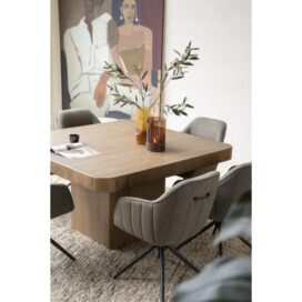 Alternative view of ​Eleonora Eettafel Harmonie - Bruin Eiken 140x140cm