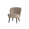 Sara Fauteuil Fluweel Khaki
