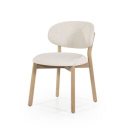 Eleonora Eetkamerstoel Mikky Eikenhout Naturel - Beige Moon