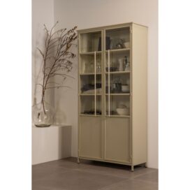 Alternative view of Woood Exhibit XL 2-Deurs Vitrinekast - Metaal Zand 200x99cm