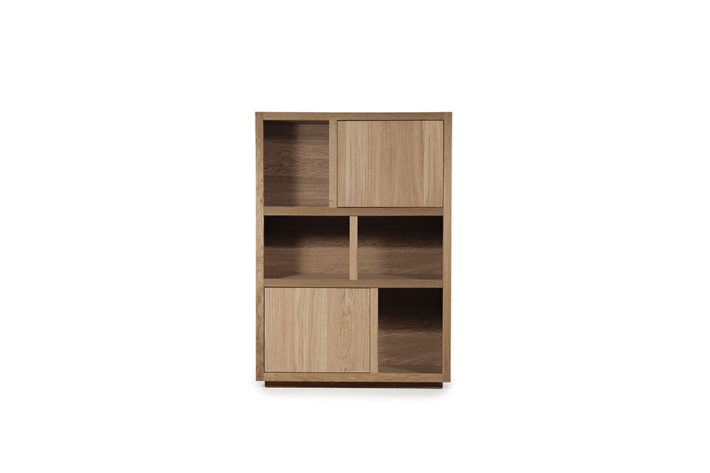 Eleonora Kabinet Helsinki Eiken 2-drs - Lichtbruin 170x120cm