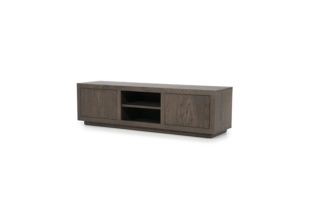 Eleonora TV-Meubel Helsinki Eiken 2-drs - Bruin 160cm - Afbeelding 8