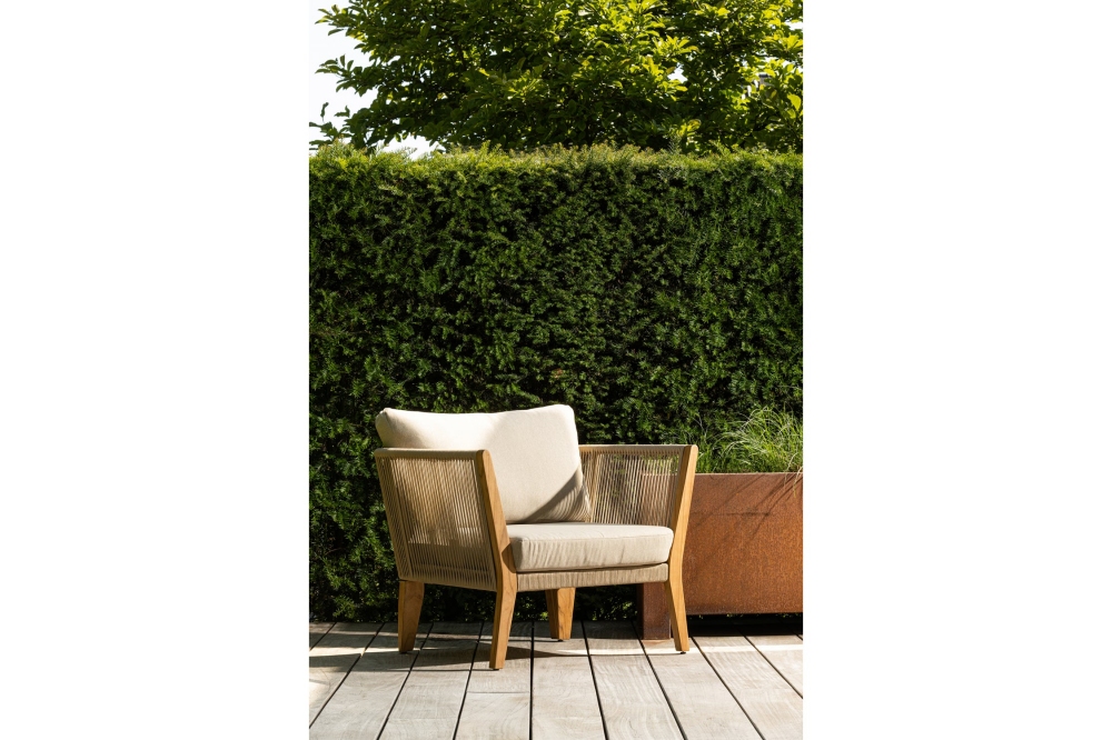 Woood San Remo Outdoor Tuin Fauteuil - Teak Zand - Afbeelding 2