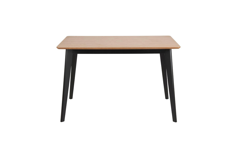 Hip District Eettafel Mauda - Naturel/Zwart 120x80cm