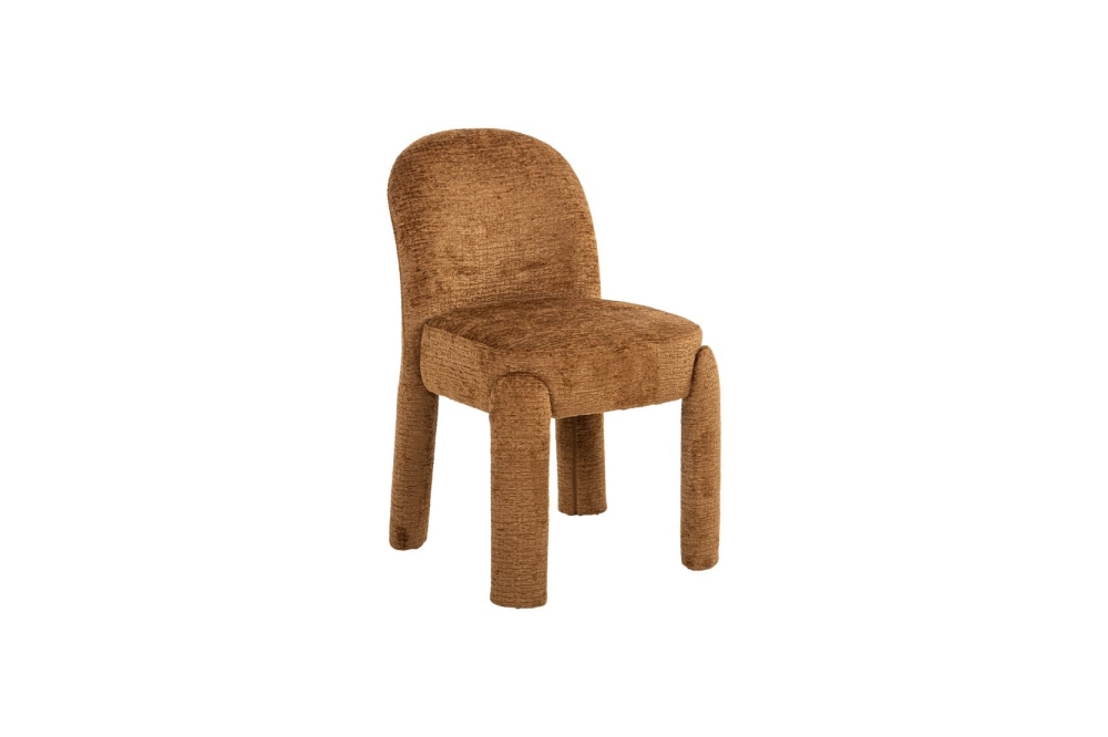 Richmond Interiors Eetkamerstoel Brandi (Set van 2) - Cognac Fusion