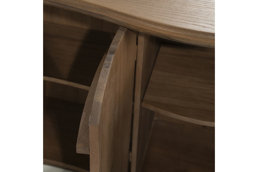 Eleonora Dressoir Josh - Eiken Bruin 180cm - Afbeelding 8