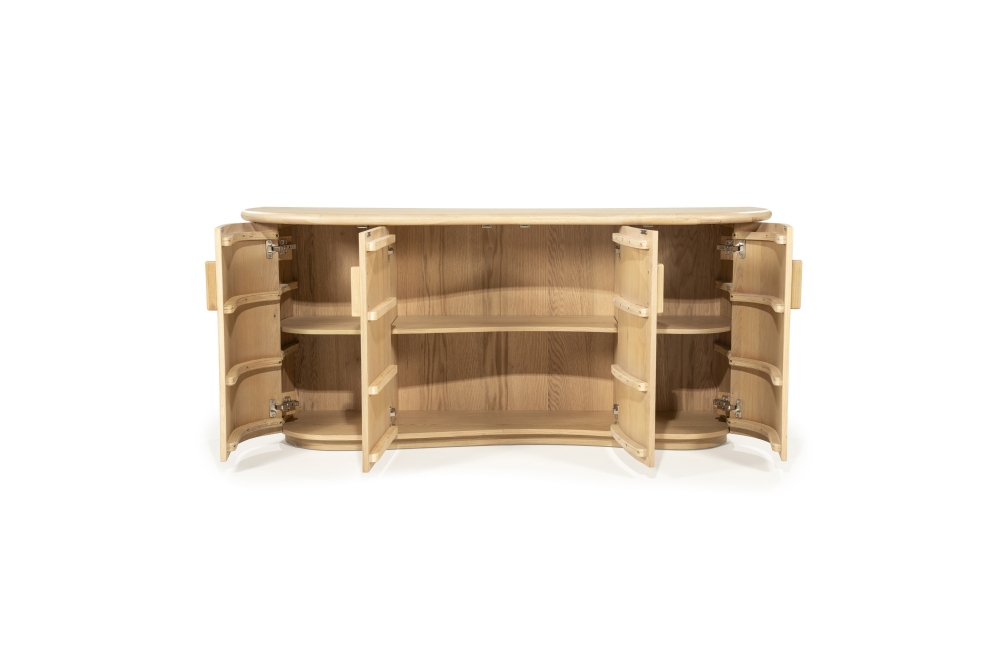 Eleonora Dressoir Josh - Eiken Natruel 180cm - Afbeelding 13